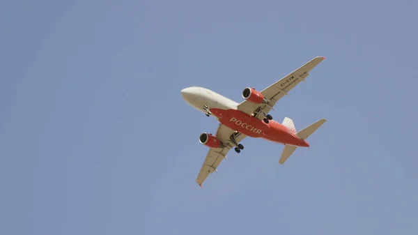 Petersburg Russia Mei 2020 Onderneming Russia Airlines Komt Binnen Landen — Stockfoto