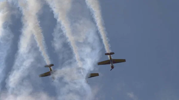 Moscow Region Chernoe Airfield May 2021 Airplane Yak Sky Aviation — Foto de Stock