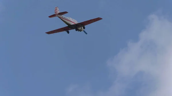 Moscow Region Chernoe Airfield May 2021 Airplane Yak Sky Aviation —  Fotos de Stock