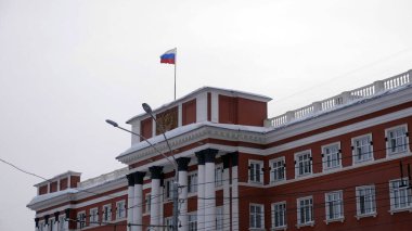 BARNAUL - 17 ARALIK 17 ARALIK 17 Aralık 2019, Barnaul, Rusya.