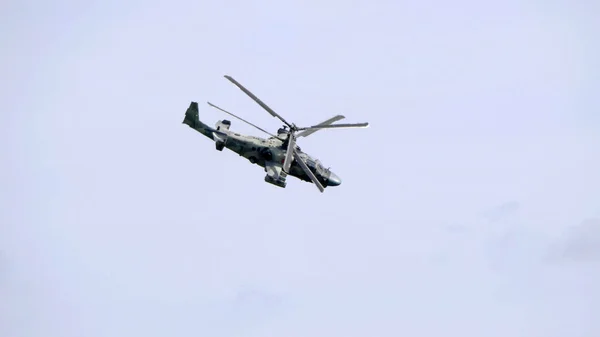 Zhukovski Ryssland September 2019 Demonstration Kamov Alligator Attackhelikopter Från Ryska — Stockfoto