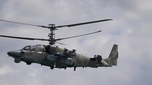 Zhukovsky Russie Juillet 2021 Démonstration Hélicoptère Attaque Kamov Alligator Armée — Photo