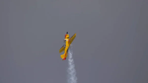 Moskau Russland Flugplatz Schukowski Juli 2021 Leistung Des Kunstflugzeugs Yak — Stockfoto