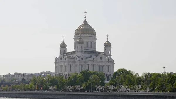 Moscú Mayo 2019 Iglesia Ortodoxa Cristo Salvador Primavera Del Mayo —  Fotos de Stock