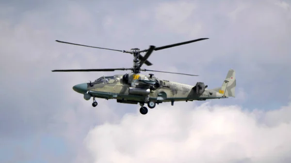 Zhukovsky Russia July 2021 Demonstration Kamov Alligator Attack Helicopter Russian — Stock Photo, Image