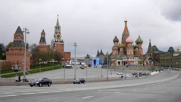 Москва Июля Красная Площадь Спасская Полотенца Июля 2019 Года Москве — стоковое фото