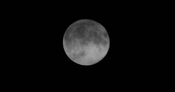 Pleine Lune Jour Halloween Étant Seul Satellite Naturel Permanent Terre — Photo