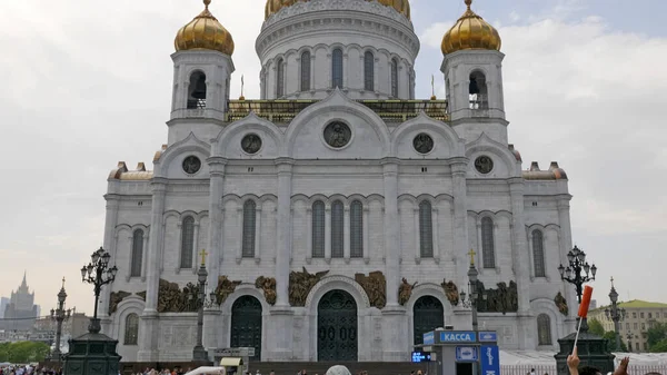 Moscow May 2019 Православна Церква Христа Спасителя Навесні Травня 2019 — стокове фото
