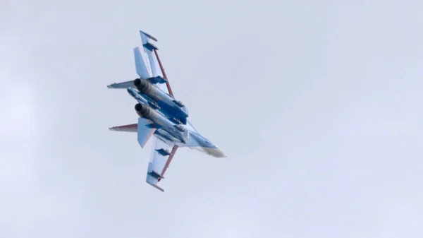 Moscow Russia Zhukovsky Airfield July 2021 Aerobatic Teams Russian Knights — Stock Photo, Image