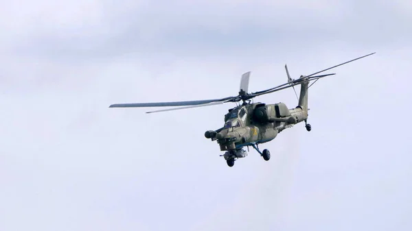 Kubinka Russia May 2021 Attack Helicopters Mil Strizhi Aerobatic Team — Stock Photo, Image