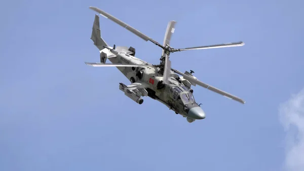 Zhukovski Ryssland Juli 2021 Demonstration Kamov Alligator Attackhelikopter Från Det — Stockfoto