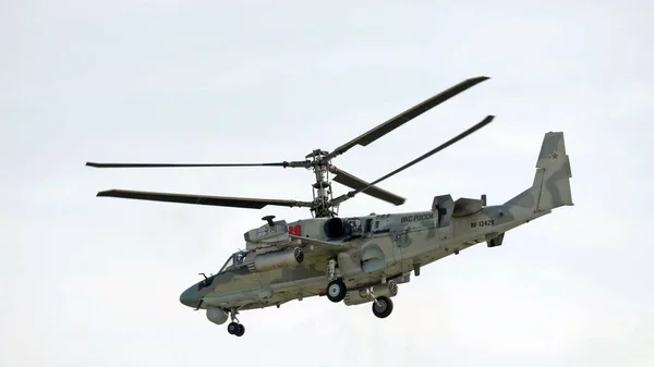 Zhukovsky Rusland Juli 2021 Demonstratie Van Aanvalshelikopter Kamov Van Russische — Stockfoto