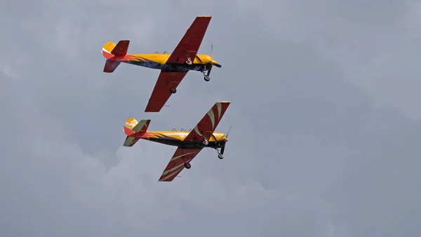 Moscow Region Chernoe Airfield May 2021 Airplane Yak Sky Aviation — Stock Photo, Image