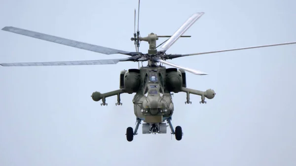 Kubinka Russia May 2021 Attack Helicopters Mil Strizhi Aerobatic Team — Stock Photo, Image