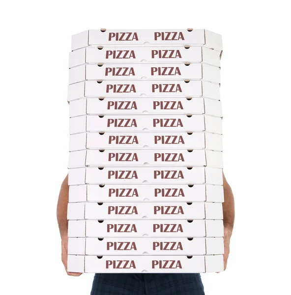 Entrega de pizza — Foto de Stock