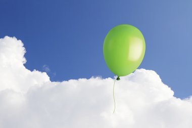 Gökyüzünde bir balon