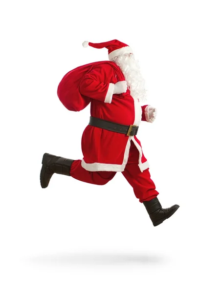 Santa claus na útěku Stock Obrázky