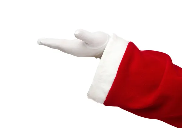 Santa Claus mano abierta — Foto de Stock