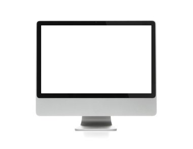kırpma yolu ile boş bilgisayar monitörü