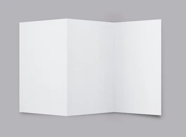 Blank brochure — Stock Photo, Image