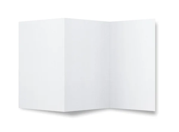 Folleto de papel en blanco — Stockfoto