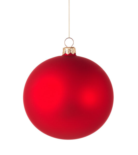 Red christmas ball