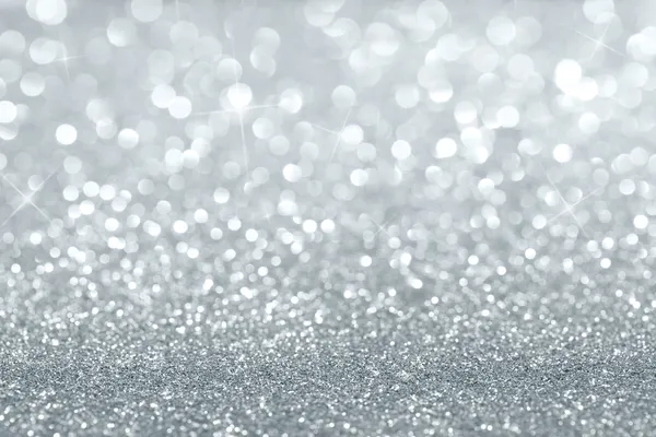 Silver glitter background — Stock Photo, Image