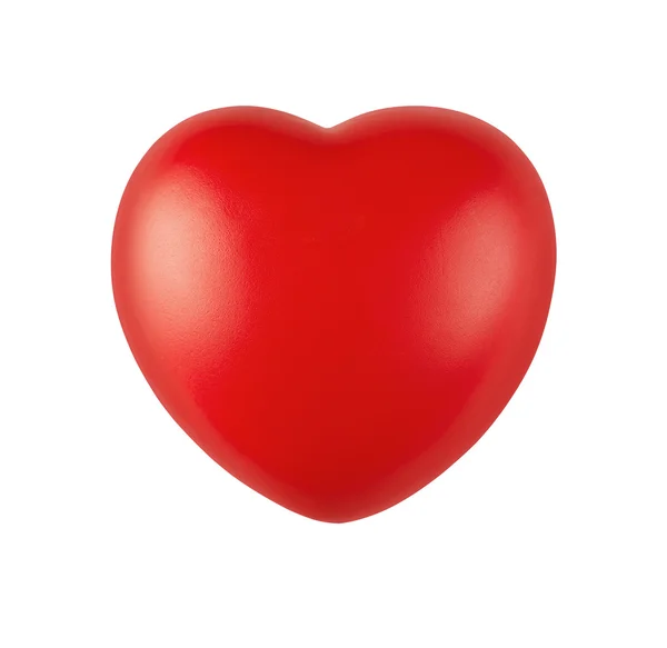 Forma de corazón de goma roja — Foto de Stock