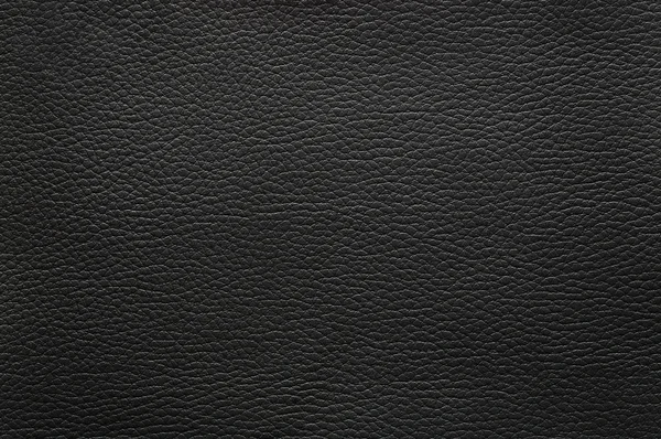 Black leather texture — Stock Photo, Image