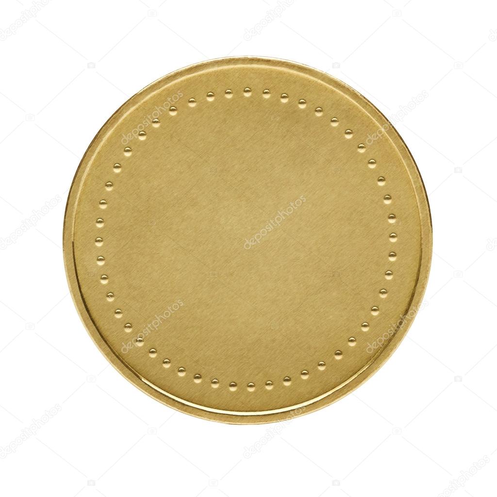 Blank Gold Coin Png