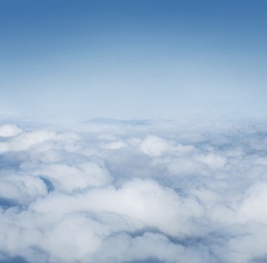 Clouds from above clipart