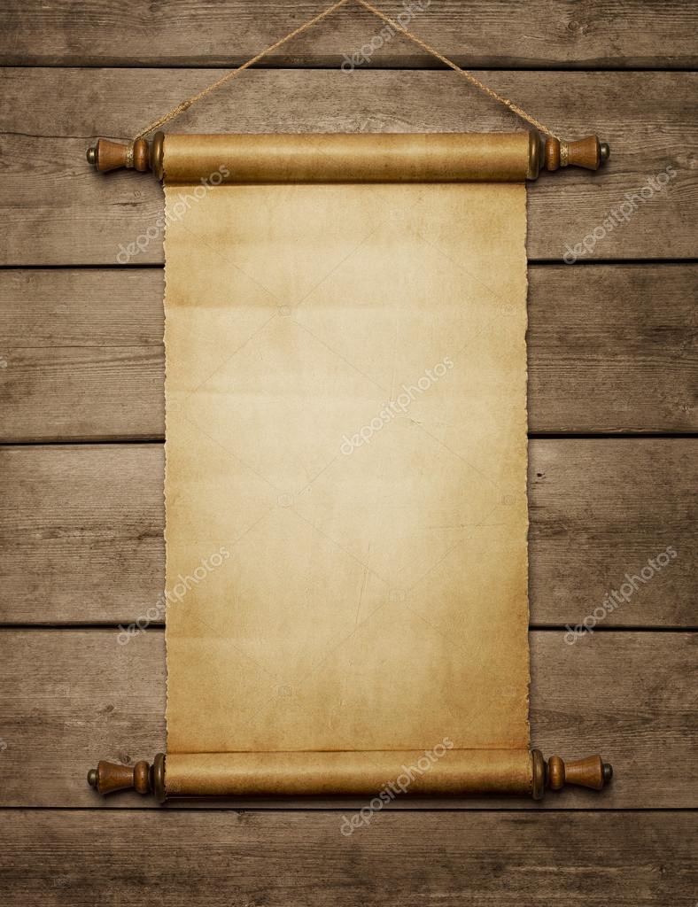 Blank paper scroll Stock Photo by ©Rangizzz 51622881