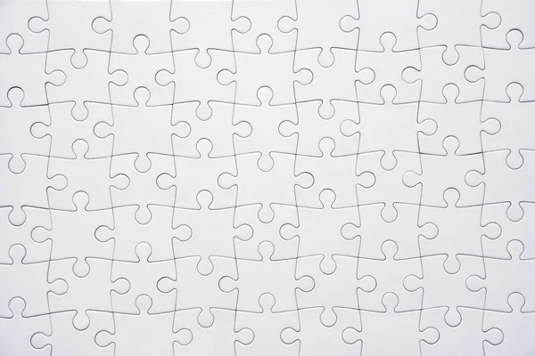Leere Weiße Puzzle Hintergrund Textur Mit Kopierraum Stockbild