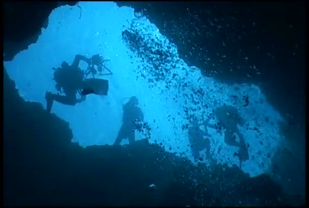 Mergulho vídeo subaquático — Vídeo de Stock
