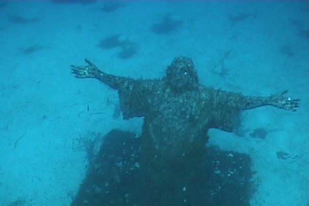 Malta navio subaquático naufrágio mergulho — Vídeo de Stock