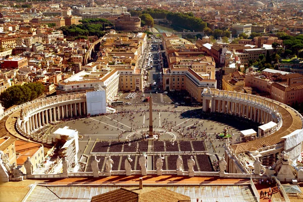 St. peter plein, rome, Italië — Stockfoto