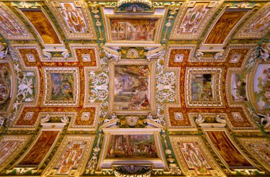 tavanında hall Vatikan Müzesi'nde