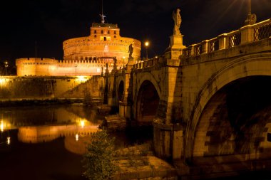 castel Sant'Angelo ve köprü, Roma