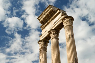 castor & Roma Forumu, Roma, İtalya, pollux Tapınağı