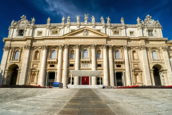 Basílica de São Pedro no Vaticano, Roma, Itália — Fotografia de Stock