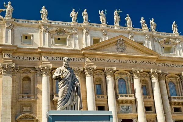 Statue of Apostle Peter in front of the Basilica of St. Peter, V