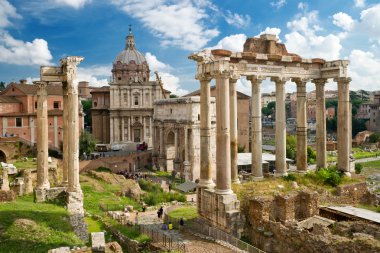 Roman Forum in Rome clipart