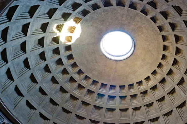 Internal part of dome in Pantheon, Rome, Italy — Stock Photo, Image