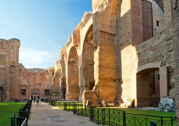 Os banhos de Caracalla, Roma — Fotografia de Stock