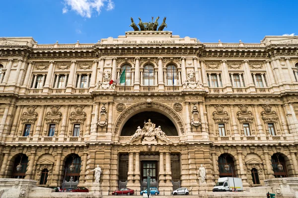 O Salão da Justiça (Palazzaccio) em Roma — Fotografia de Stock