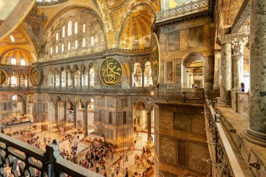 İstanbul 'daki hagia soyasının içi, hindi