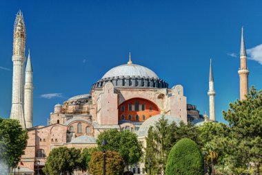 Ayasofya manzarasına sophia İstanbul, Türkiye