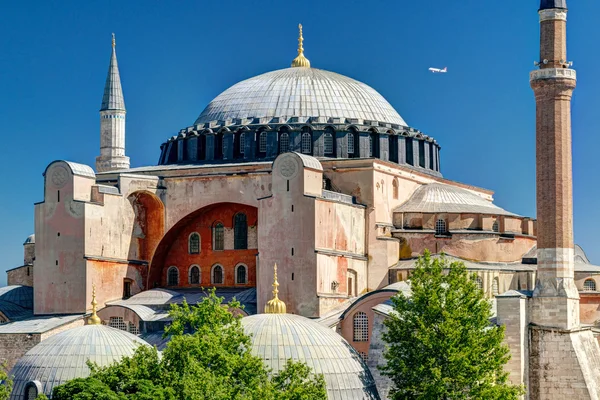 Pohled chrám hagia Sofia v Istanbulu, Turecko — Stock fotografie