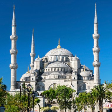 Görünüm Sultanahmet Camii (sultanahmet camii) İstanbul, Türkiye