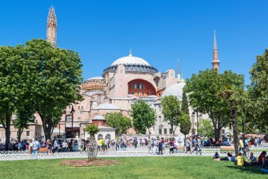 Ayasofya manzarasına sophia İstanbul, Türkiye